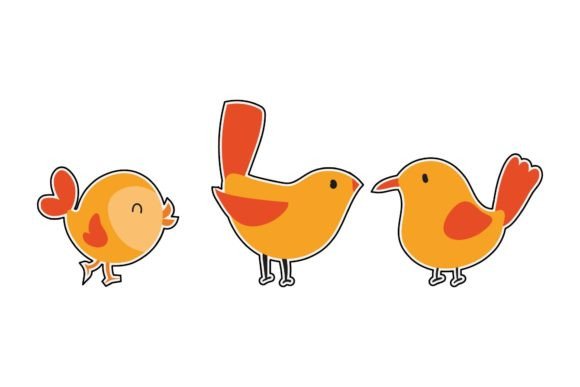Bird Sticker Funny – A Playful Graphic Illustration for Creative Projects