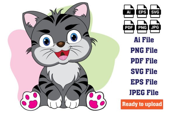 CAT Graphic Design Asset for Print Templates