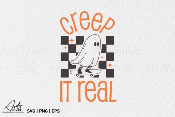Funny Halloween Retro SVG for T-Shirt Designs and Graphics