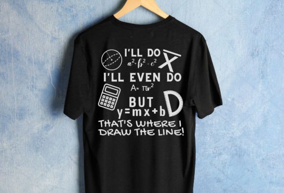 Funny Math Teacher Svg for T-Shirt Designs and Graphics