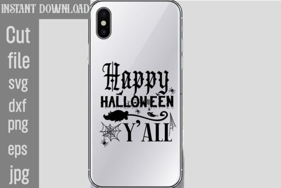 Happy Halloween Y all Graphics for T-Shirt Designs