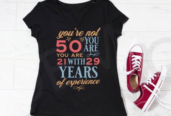 Humorous 50th Birthday Graphic for Bloggers and Designers