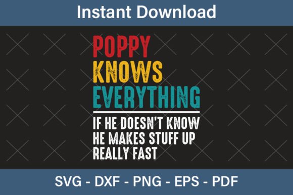 Pppy Knows Everything Svg Design for T-Shirt Graphics