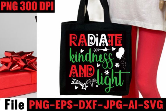 Radiate Kindness and Light SVG for Blog Graphics