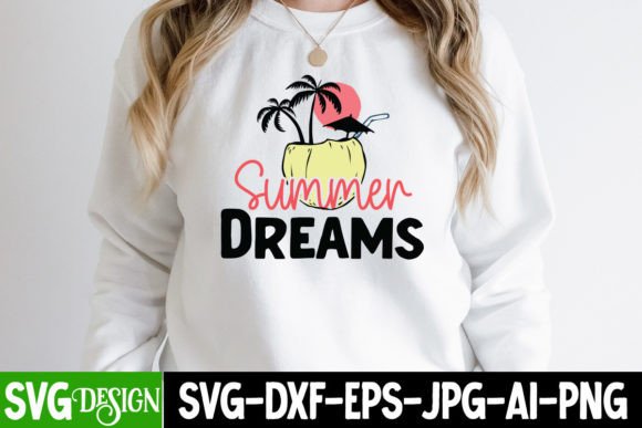 Summer Dreams SVG Design for T-Shirt Graphics