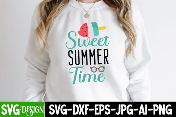 Sweet Summer Time Graphics for T-Shirt Designs