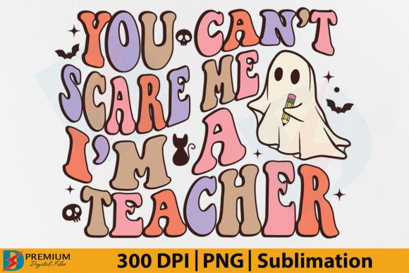 Teacher Halloween SVG PNG, Retro Funny